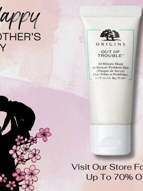 ORIGINS Out Of Trouble 10 Minute Moisture Mask  0.5 OZ